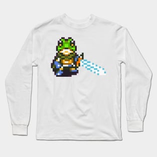 Fighting Frog Sprite Long Sleeve T-Shirt